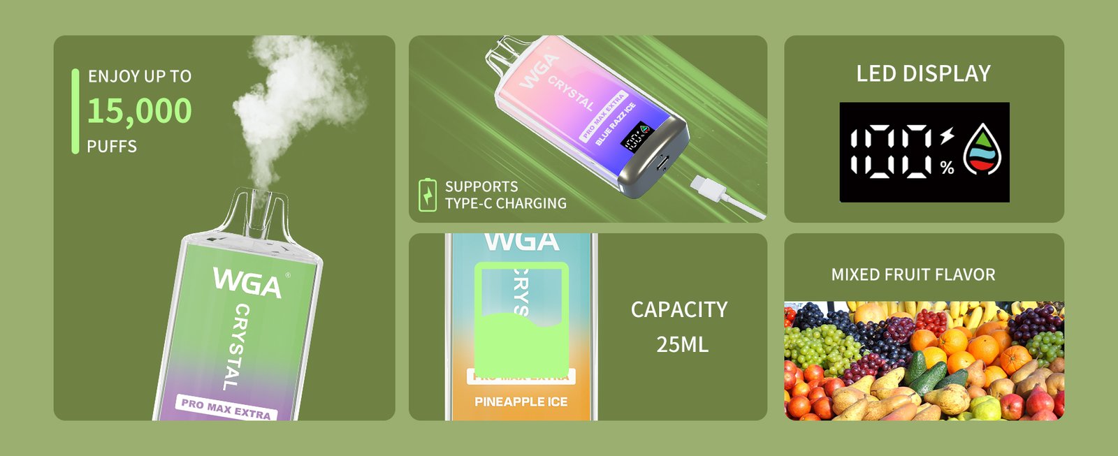 Summer-Dream 15000 Puffs Crystal  Disposable Vape(图2)