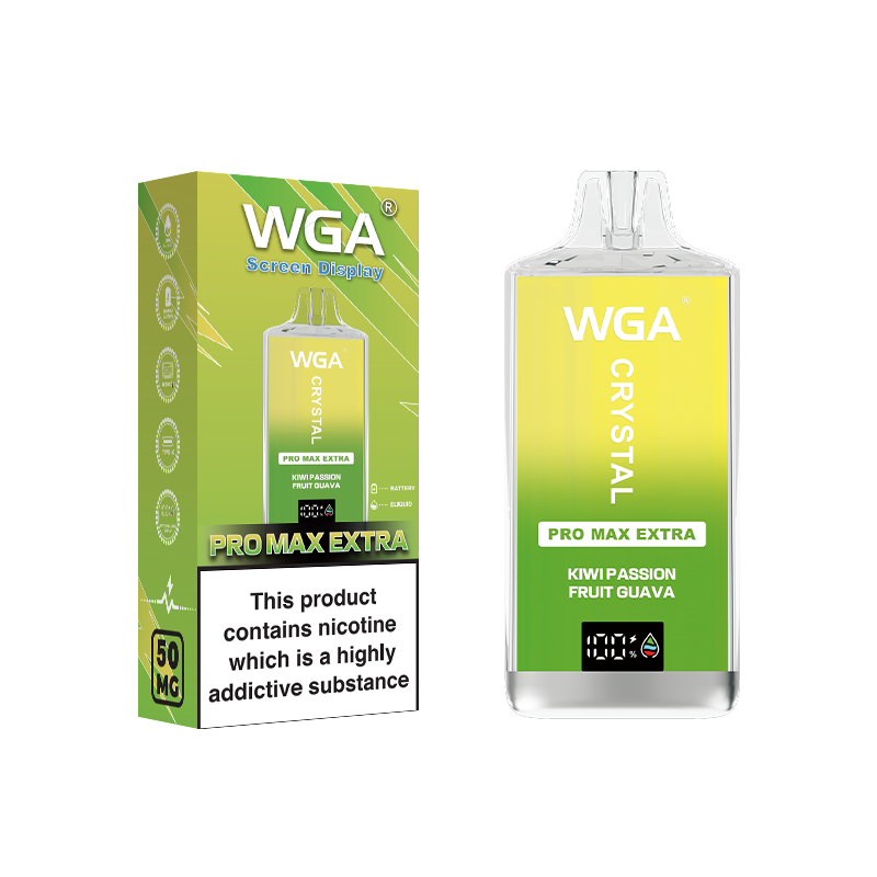 Kiwi-Passion-Fruit-Guava 15000 Puffs Crystal  Disposable Vape