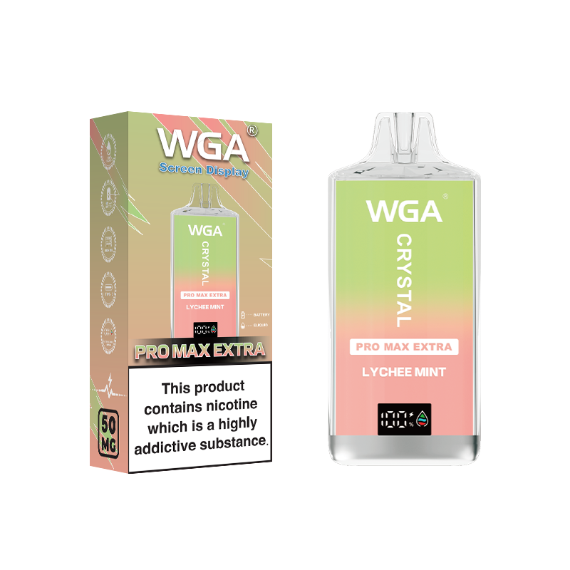 LYCHEE-MINT 15000 Puffs Crystal  Disposable Vape